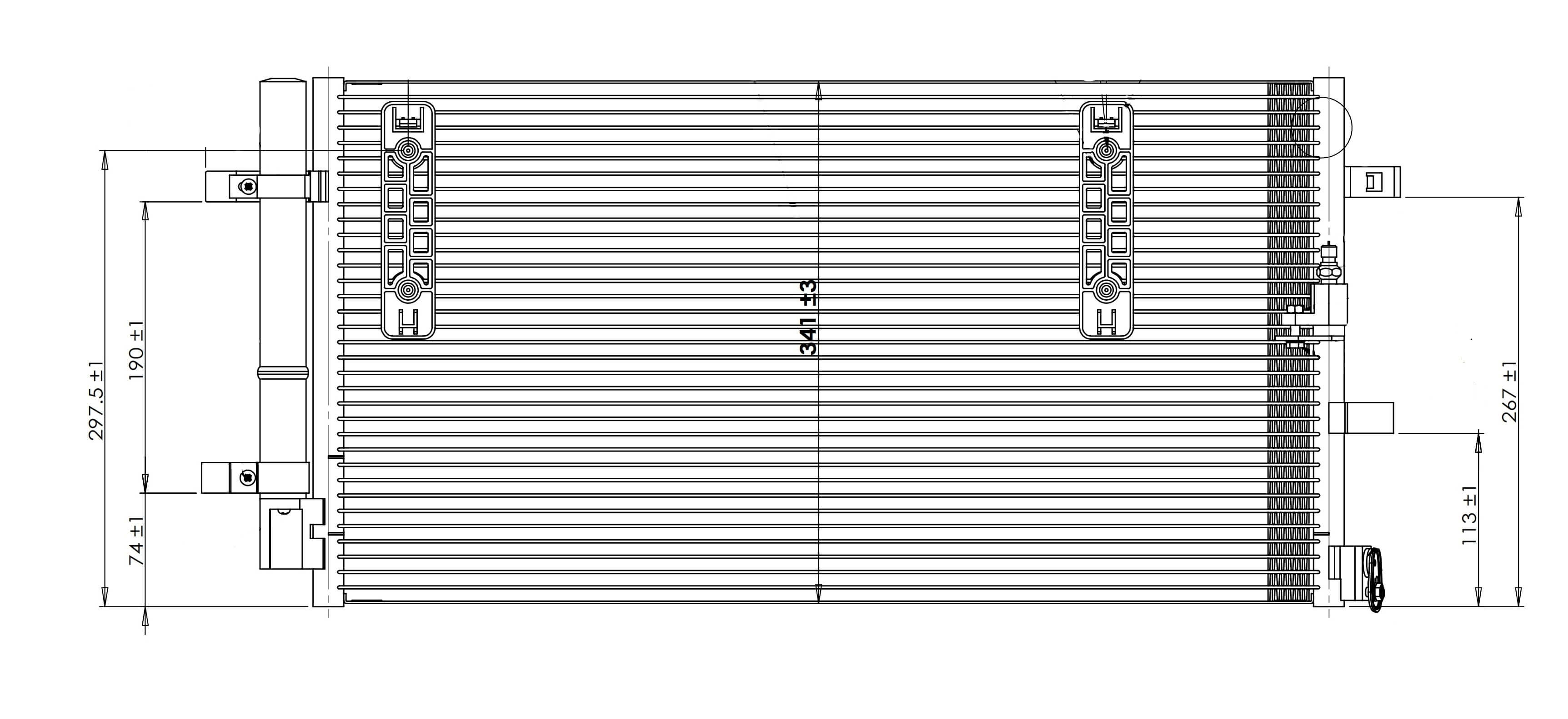  Купить Радиатор кондиционера A4 (07-)/A6 (11-)/Q5 (08-) (LRAC 18180) LuzarLUZAR LRAC18180   
