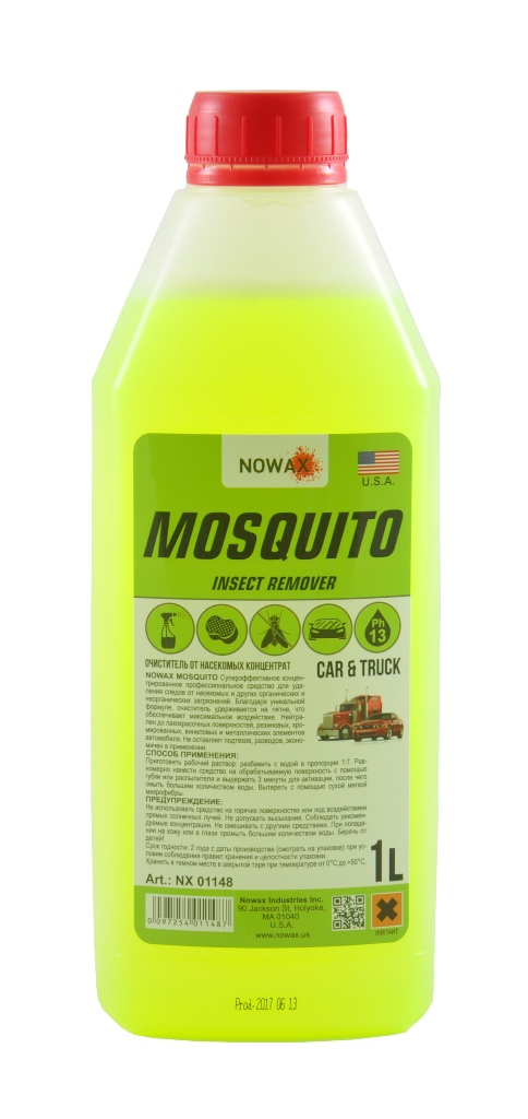  Купить Очиститель от насекомых MOSQUITO, 1л.NOWAX nx01148   