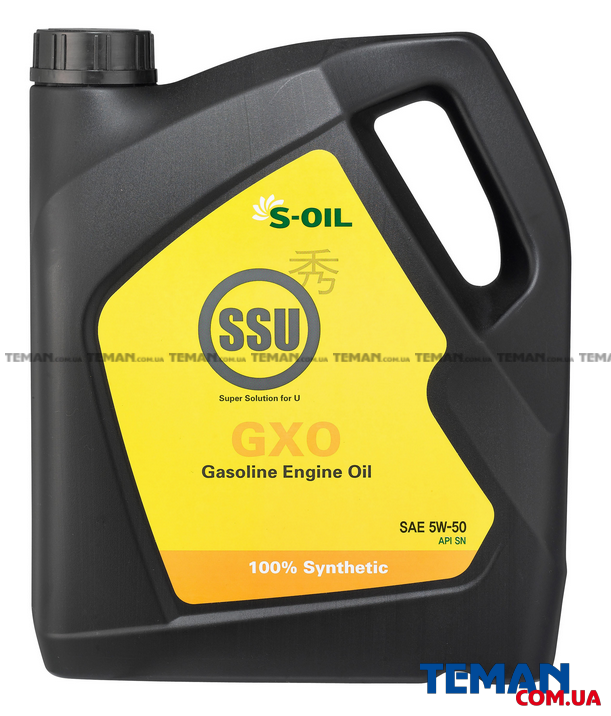  Купить Синтетическое моторное масло SSU GXO 5W50, 4 лS-OIL SSUGXO5W504   