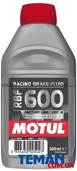  Купить Жидкость гидравлическая RACING BRAKE FLUID 600 FACTORY LINE, 0,5 лMOTUL 806910   