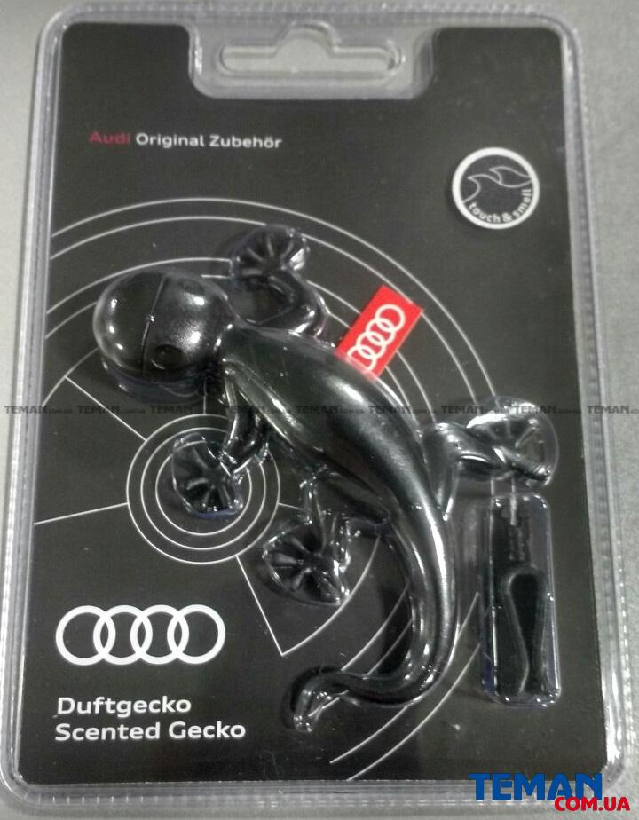 Ароматизатор Audi чёрный геккон. Оригинал VAG код 000087009D