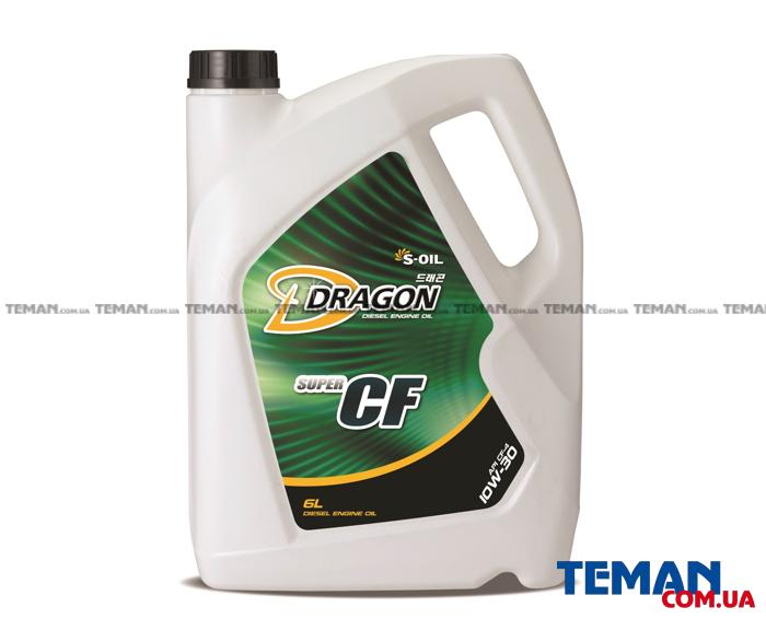  Купить Полусинтетическое моторное масло DRAGON CF-4/SG 10W30, 6 лS-OIL DRAGONCF4SG10W306   