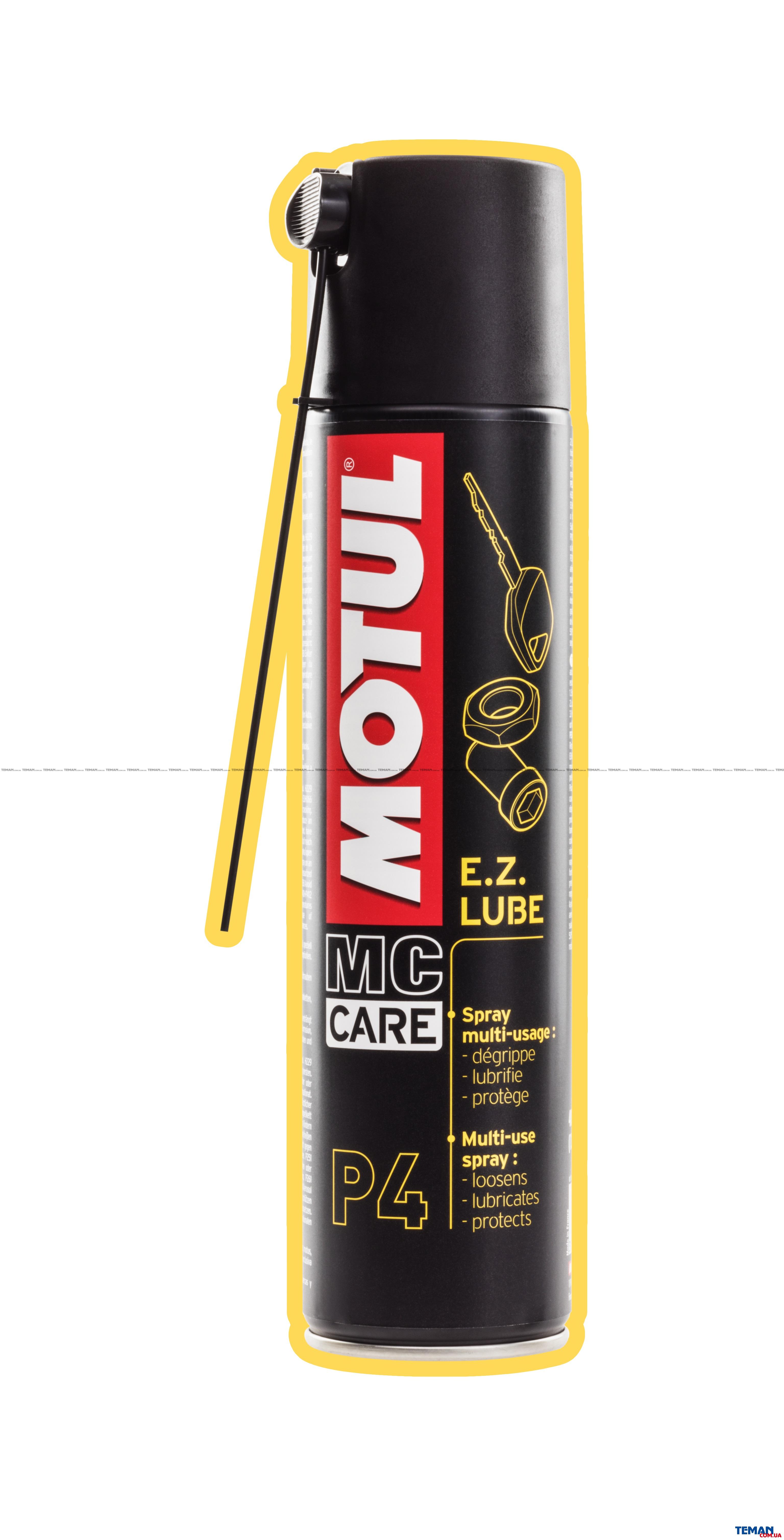 Смазка motul. Motul p4 e.z. Lube (0,4л). Motul p4 e.z. Lube 0,400l. P4 e.z. Lube (0,4л.). Очиститель super Lube, 400мл.