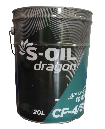  Купить Полусинтетическое моторное масло S-Oil DRAGON CF-4/SG 10W30, 20 лS-OIL DRAGONCF4SG10W3020   