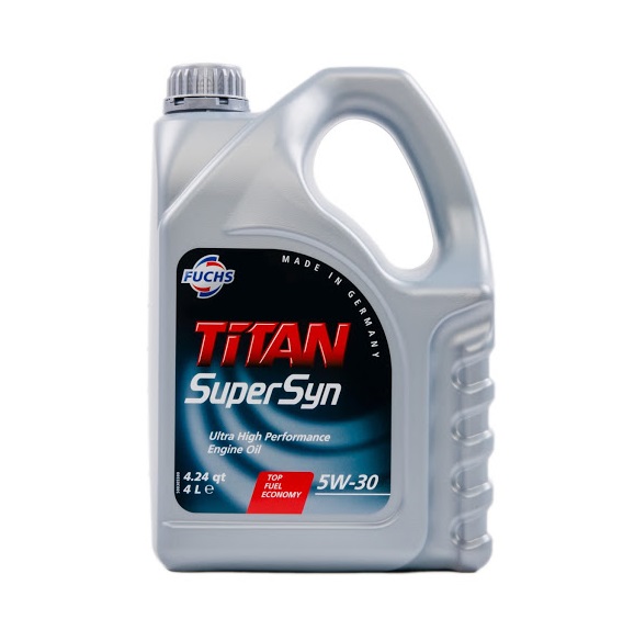  Купить Моторное масло TITAN SUPERSYN 5W-30 4лFUCHS TITANSUPERSYN5W304L   