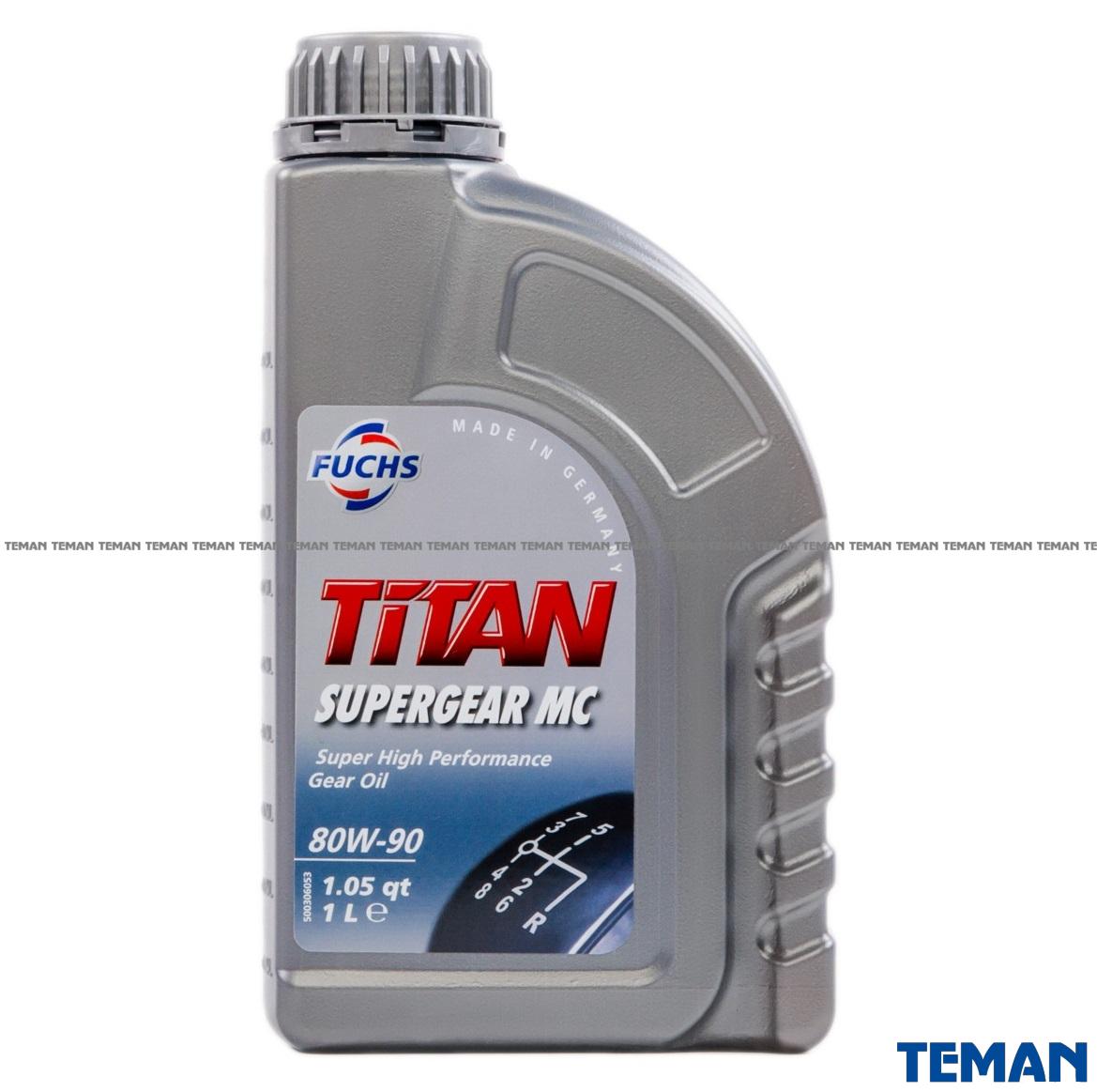  Купить Трансмиссионное масло TITAN SUPERGEAR MC 80W-90 1лFUCHS TITANSGEARMC80W901L   