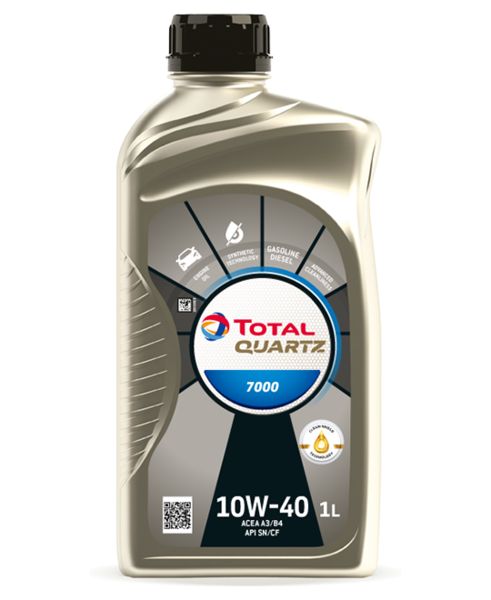  Купить Синтетическое моторное масло QUARTZ 7000 10W40, 1лTOTAL 203702   