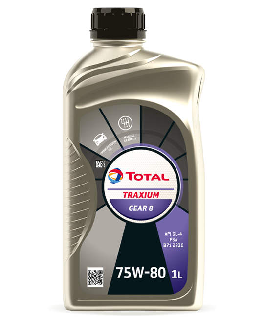  Купить Трансмиссионное масло TRANSMISSION GEAR 8 75W80, 1лTOTAL 201278   
