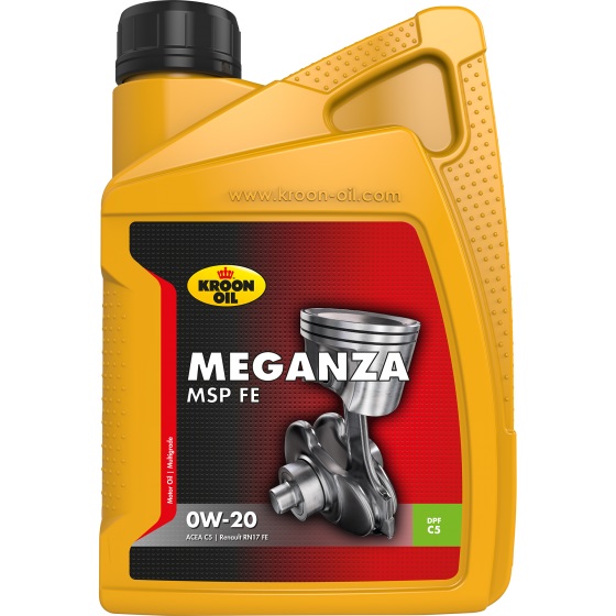  Купить Моторное масло Meganza MSP FE 0W-20 1лKroon-Oil  36786   
