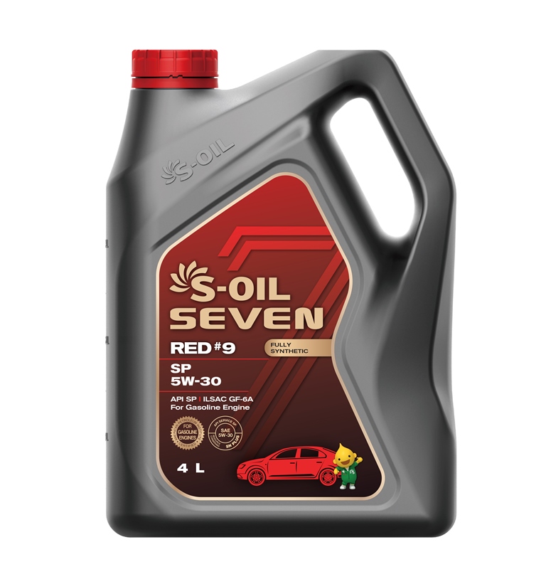  Купить Моторное масло 7 RED #9 SP 5W-30 4л S-OIL srsp5304   