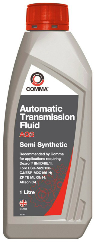  Купить Масло трансмиссионное полусинтетическое AQ3 1лCOMMA AQ31L   
