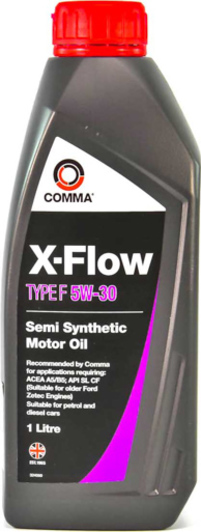  Купить Масло моторное полусинтетическое 'X-Flow Type F 5W-30', 1лCOMMA XFF1L   