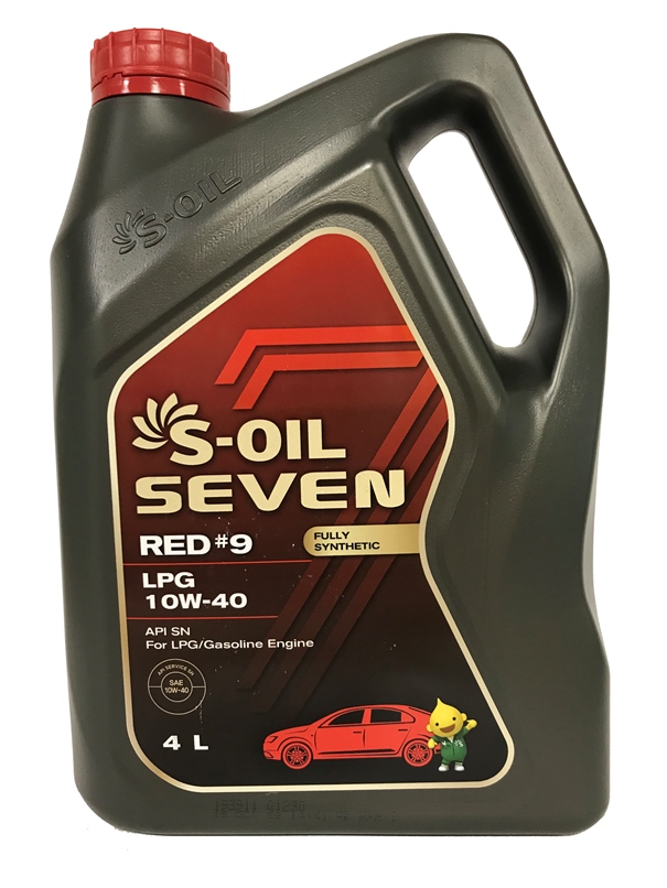  Купить Моторное масло S-Oil 7 RED #9 LPG 10W-40 4лS-OIL snlpg10404   