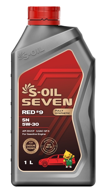  Купить Моторное масло S-Oil 7 RED #9 SN 5W-30 1лS-OIL SNR5301   
