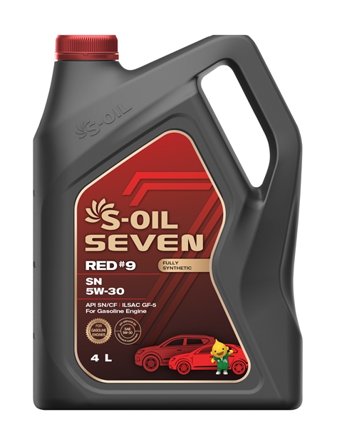  Купить Моторное масло S-Oil 7 RED #9 SN 5W-30 4лS-OIL SNR5304   