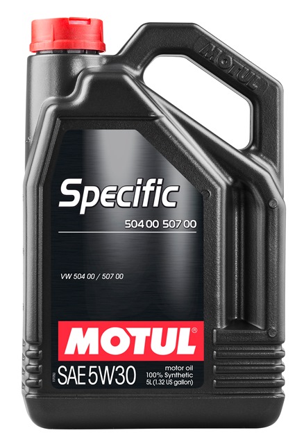  Купить Синтетическое моторное масло Motul SPECIFIC 504 00 - 507 00, 5W-30, 5 лMOTUL 838751   