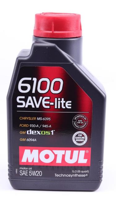  Купить Моторное масло 6100 SAVE-LITE 5W-20 1лMOTUL 841311   