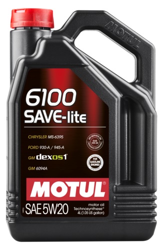  Купить Моторное масло 6100 Save-Lite 5W-20 4лMOTUL 841350   