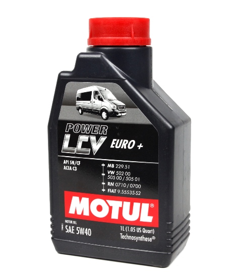  Купить Полусинтетическое масло моторное Power LCV Euro+ SAE 5W40, 1 лMOTUL 872111   