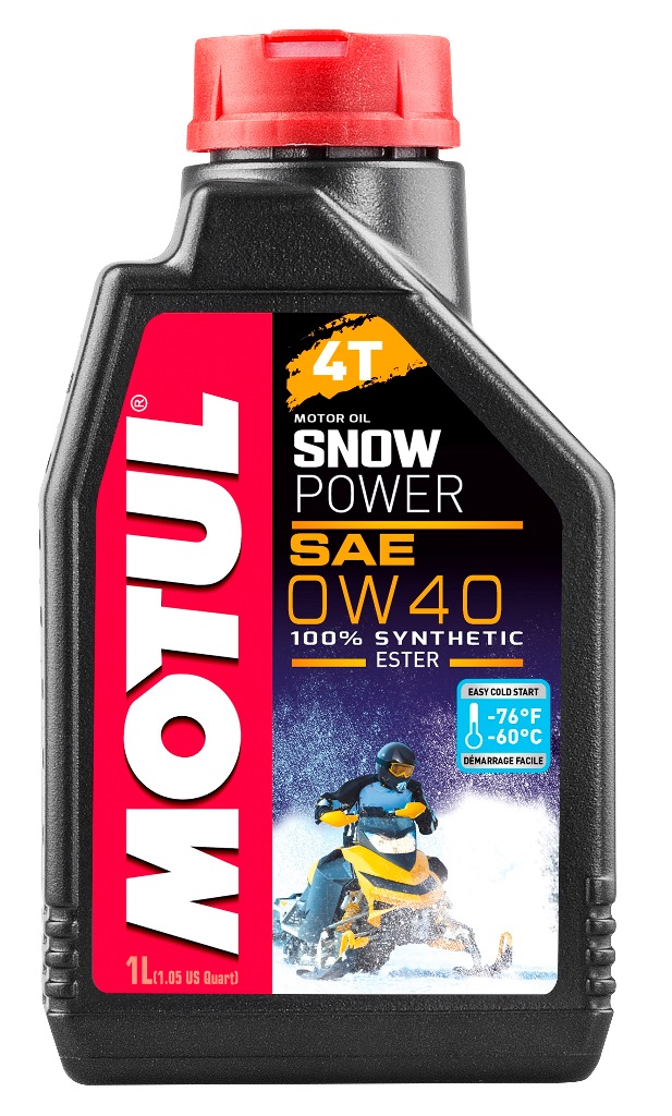  Купить Масло для 4-х тактных двигателей в снегоходах SNOWPOWER 4T 0W-40, 1 лMOTUL 826901   