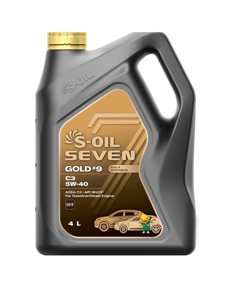  Купить Моторное масло S-Oil 7 GOLD #9 C3 5W-40 4лS-OIL sng5404   