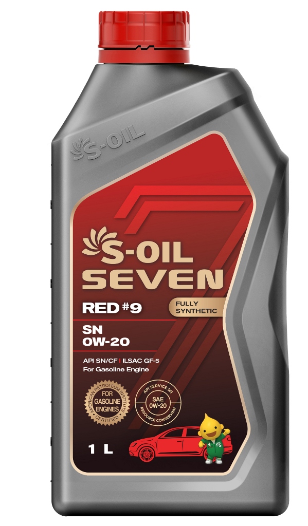 Купить Моторное масло S-Oil 7 RED #9 SN 0W-20 1лS-OIL snr0201   