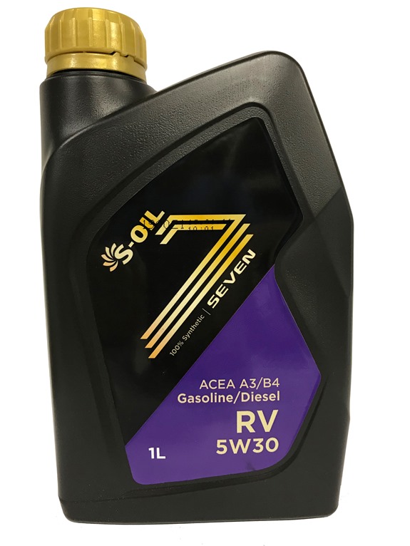  Купить Синтетическое моторное масло S-oil Seven RV 5W-30, 1лS-OIL srv5301   