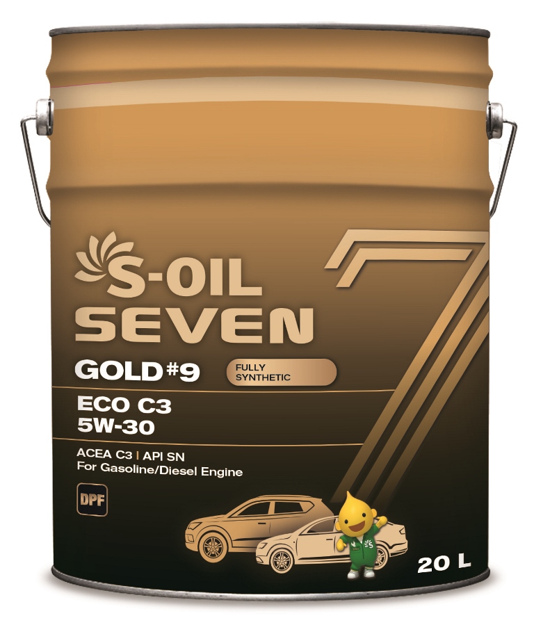  Купить Моторное масло S-Oil SEVEN GOLD #9 ECO C3 5W-30 20лS-OIL SGRVC53020   