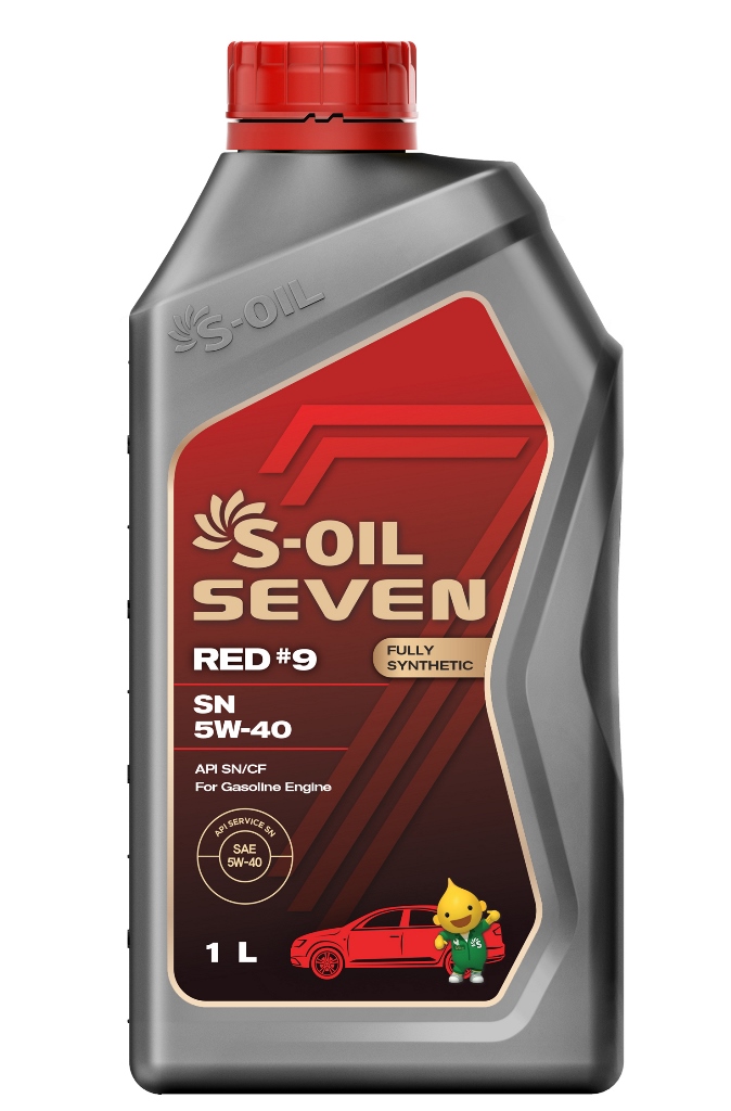  Купить Моторное масло S-Oil 7 RED #9 SN 5W-40 1лS-OIL SNR5401   
