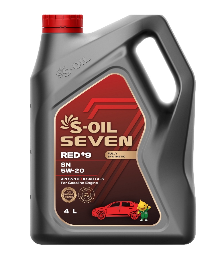  Купить Моторное масло S-Oil 7 RED #9 SN 5W-20 4лS-OIL snr5204   
