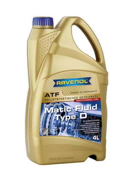 Купить Трансмиссионное масло RAVENOL ATF Matic Fluid Type D 4лRAVENOL 1211121004   