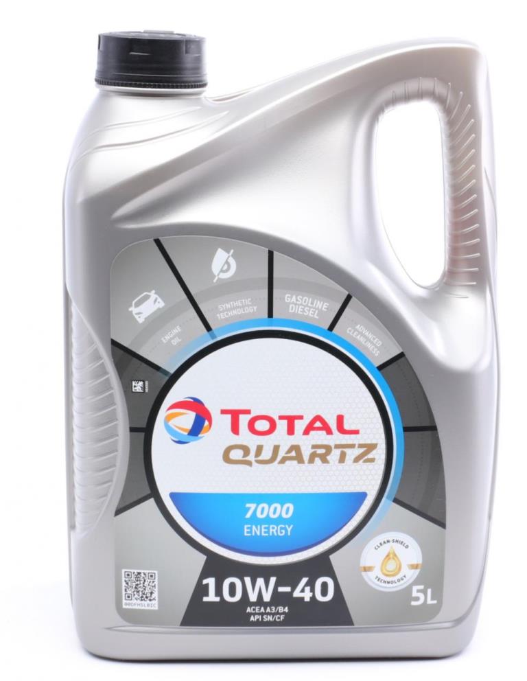  Купить Синтетическое моторное масло Total QUARTZ 7000 10W-40, 5лTOTAL 203703   