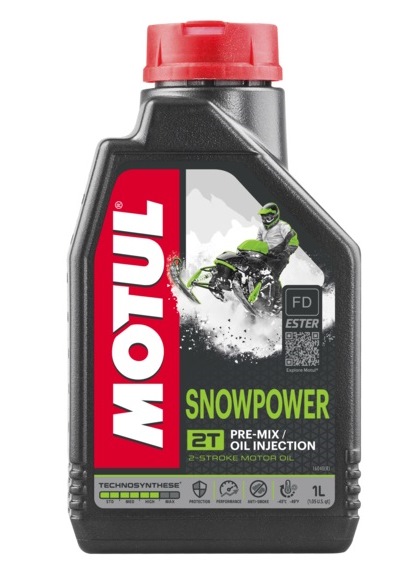  Купить Масло для 2-х тактных двигателей в снегоходах Motul SNOWPOWER 2T, 1 лMOTUL 812201   