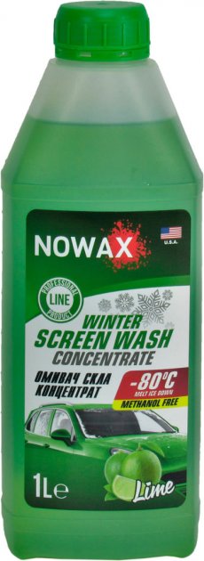  Купить Жидкость стеклоомывателя Winter Screen Wash concentrate -80°C 1L LimeNOWAX nx01170   