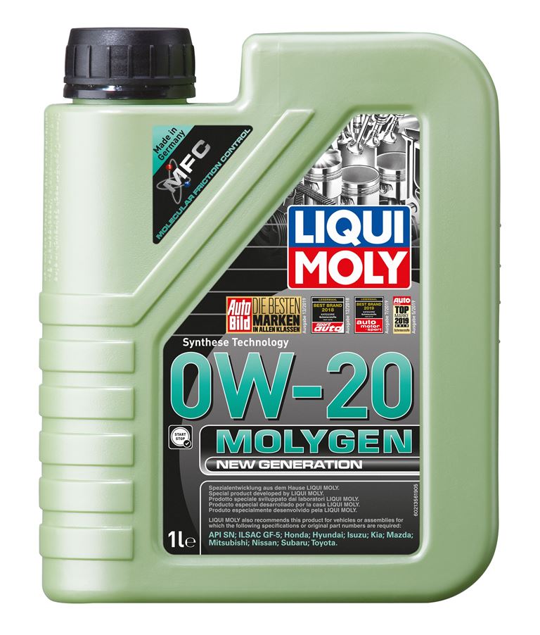  Купить Моторное масло Liqui Moly Molygen New Generation 0W-20 1лLIQUI MOLY 21356   