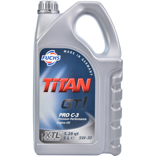  Купить Моторное масло Fuchs Titan Gt1 Pro C3 5W-30 синтетическое, 5 лFUCHS titangt1proc35w305l   