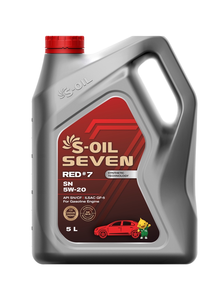  Купить Моторное масло S-OIL SEVEN RED #7 SN 5W-20 5лS-OIL SRSN5205   
