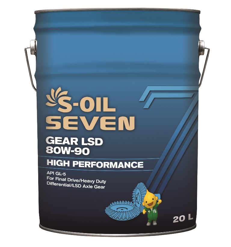  Купити Траснмісійна олива S-OIL SEVEN GEAR LSD 80W-90 20лS-OIL SNGLSD809020   