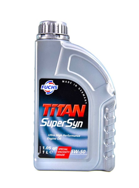  Купить Моторное масло TITAN SUPERSYN 5W-50 1лFUCHS TITANSUPERSYN5W501L   