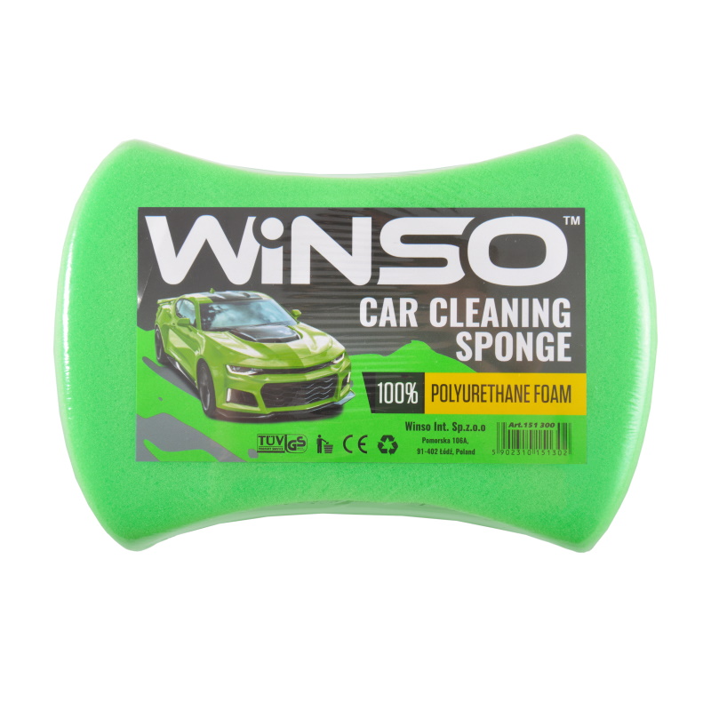  Купить Губка для мытья авто Winso с мелкими порами, 200*140*60 ммWinso 151300   