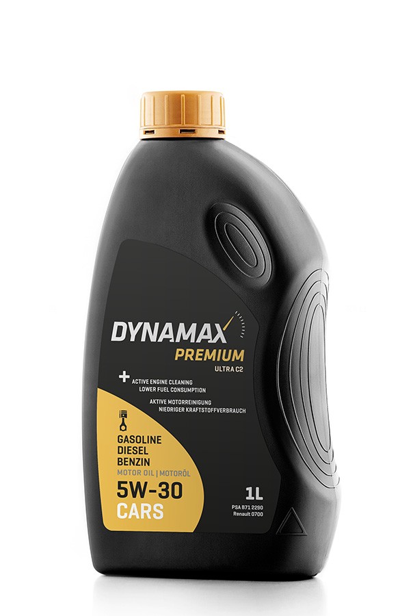  Купить Масло моторное DYNAMAX PREMIUM ULTRA C2 5W30 1лDYNAMAX 502046   