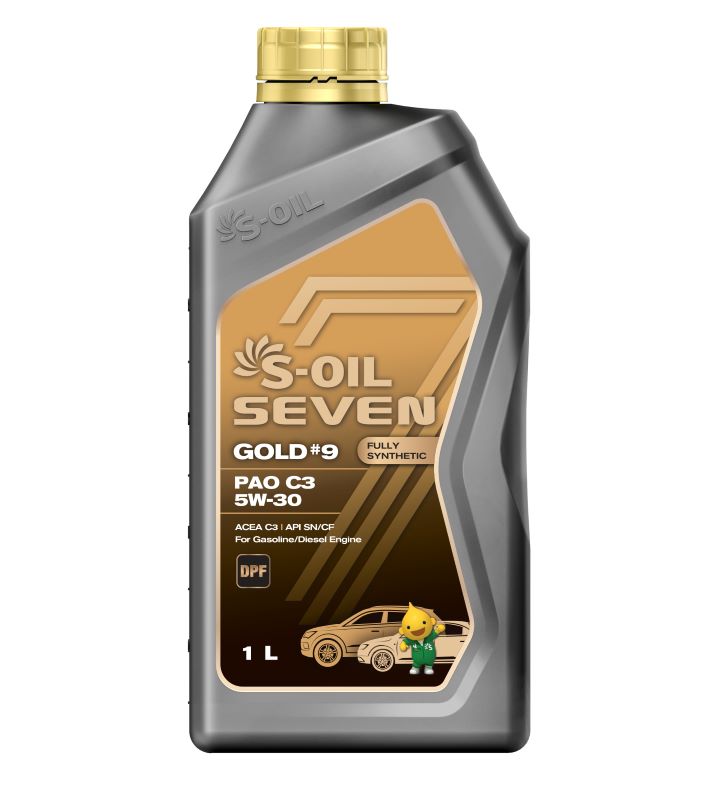  Купить S-OIL SEVEN GOLD #9 PAO C3 5W-30 синтетическое, универсальноеS-OIL SGPAO5301   