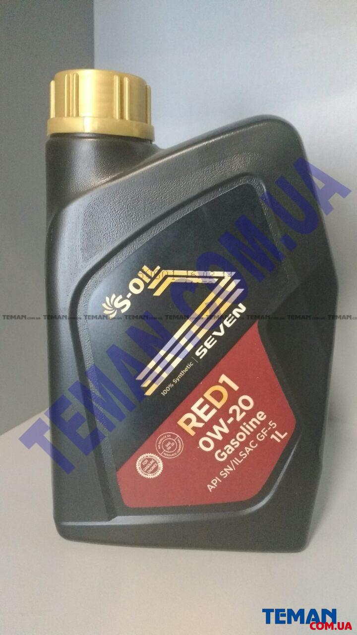  Купить Синтетическое моторное масло SEVEN RED1 0W20, 1 лS-OIL SEVENRED10W201   