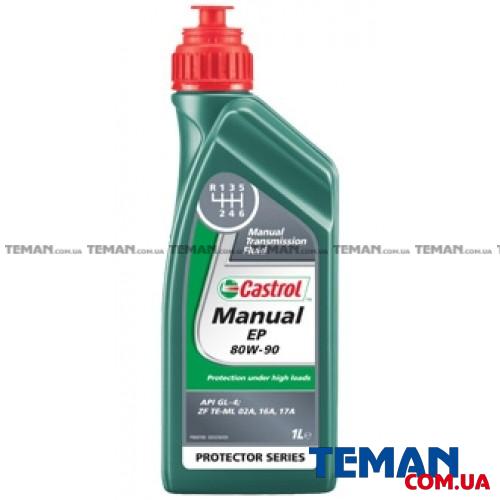 Купить Минеральное трансмиссионное масло MANUAL EP 80W-90, 1лCASTROL MANUALEP80W901L   