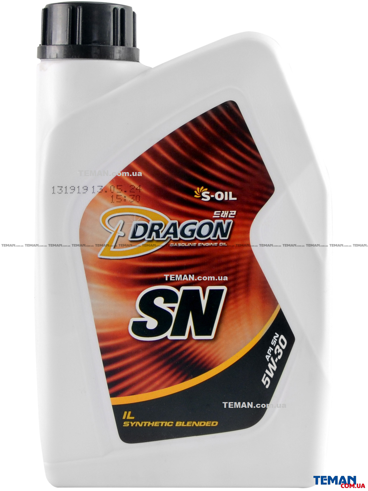  Купить Синтетическое моторное масло DRAGON SN 5W30, 1 лS-OIL DRAGONSN5W301   