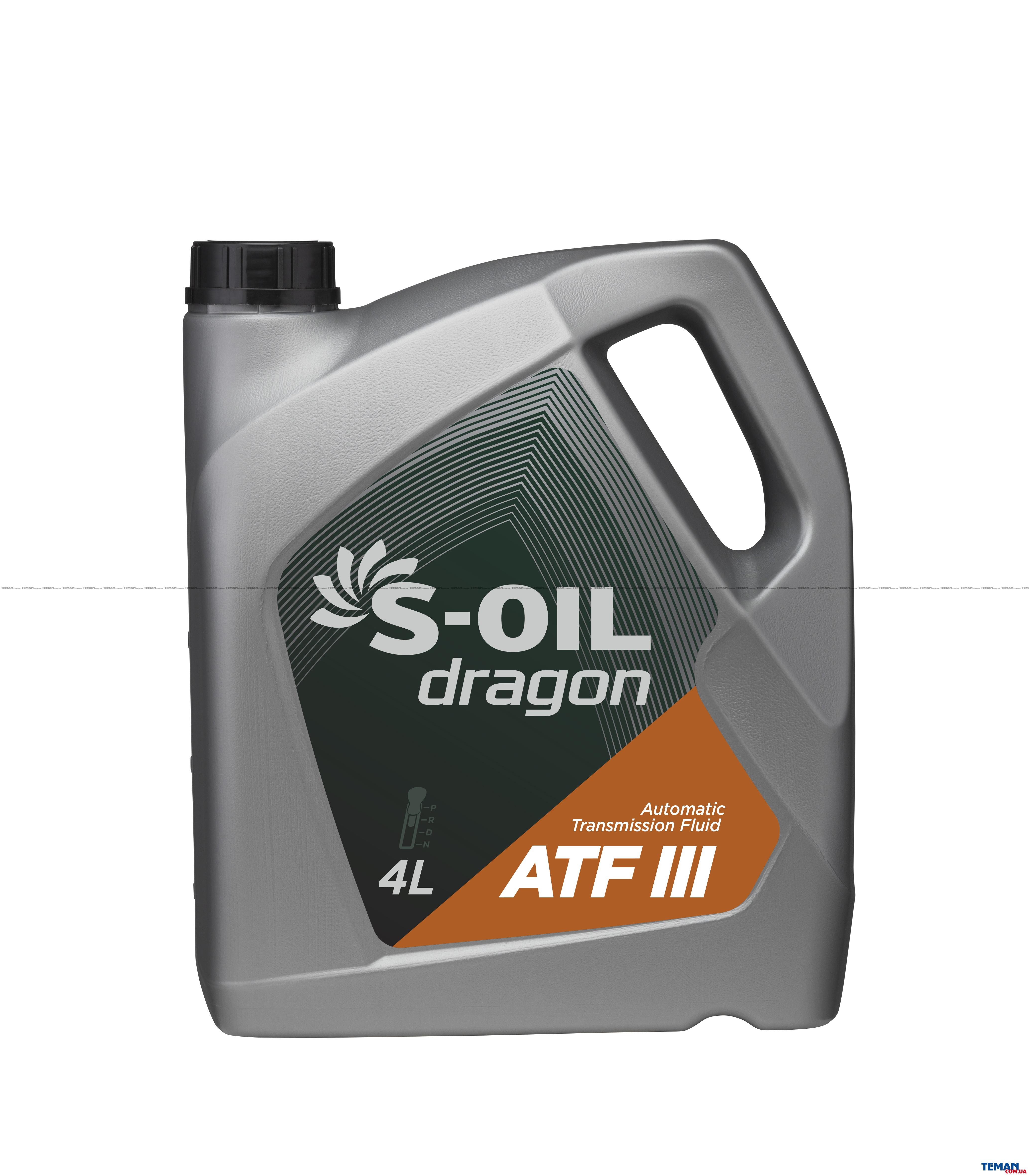  Купить Синтетическое трансмисионное масло DRAGON ATF III,4 лS-OIL DRAGONATFIII4   